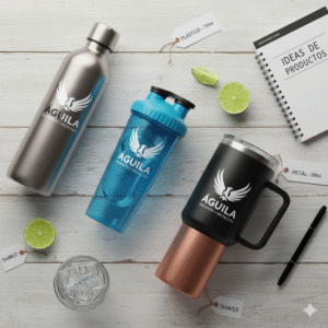 Termos plásticos, metálicos y térmicos